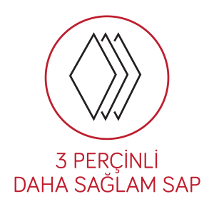 3 Perçinli Sap