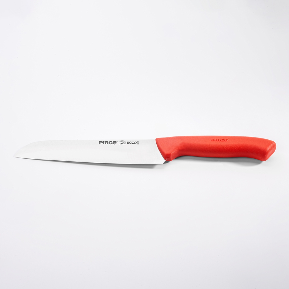 Ecco Santoku Knife KIRMIZI