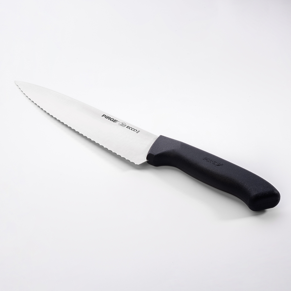 Ecco Wavy Edge Chef Knife SİYAH