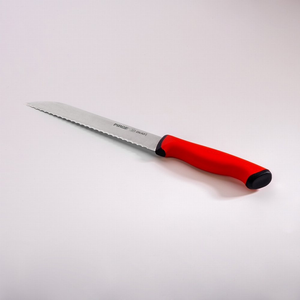 Duo Ekmek Bıçağı Pro 17,5 cm KIRMIZI