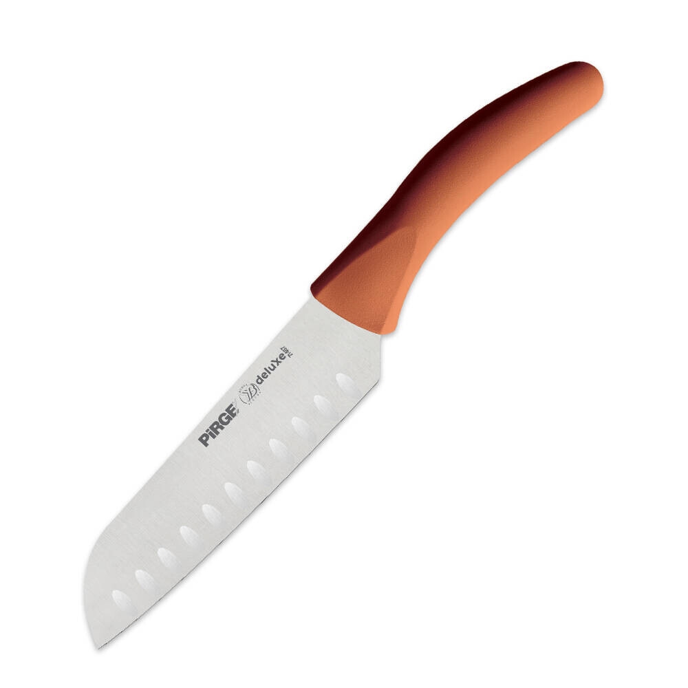 Deluxe Santoku Bıçağı Oluklu 17 cm BAL KABAĞI